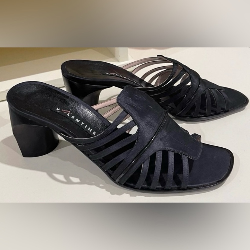 Black Women's Heeled Sandals